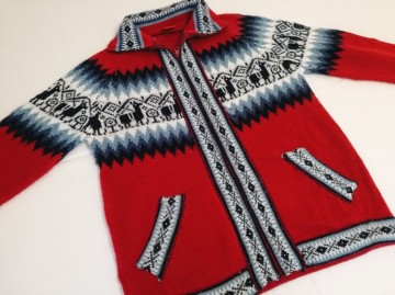 Alpaca dames vesten met rits