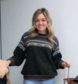 Black alpaca sweater womens