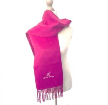Alpacawol sjaal fuchsia