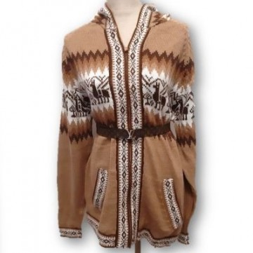 Beige alpaca sweater