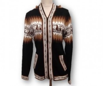 Black alpaca pullover 0