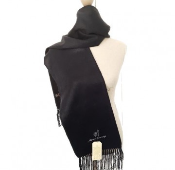 Black alpaca sjaal