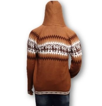 Camel alpaca vest
