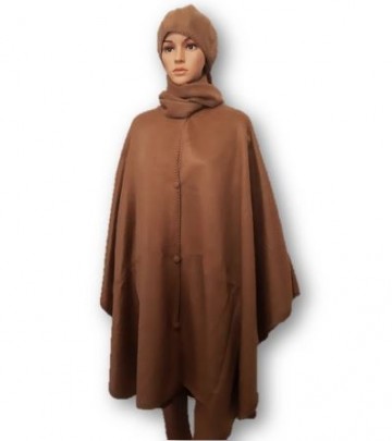 Camel alpacawol cape