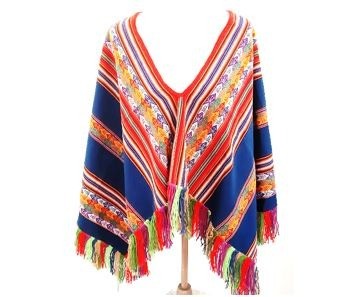 Peruvian poncho womens