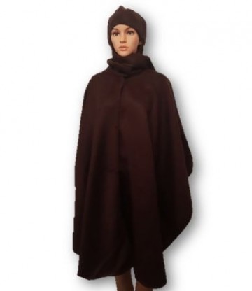 Chocolade alpaca cape