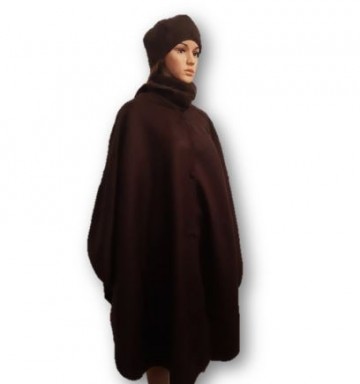Chocolade alpaca poncho