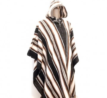 Hooded poncho womens