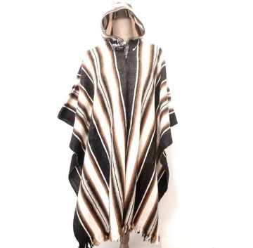 Hooded poncho womens
