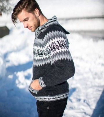 alpaca wool sweater mens