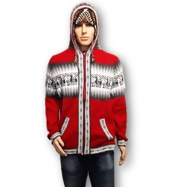 Heren alpaca sweater