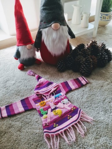 Jurk met patches  roze