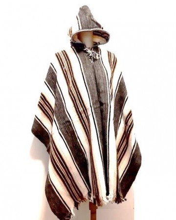 Peruvian poncho hoodie
