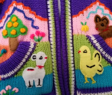 Licht paars kinder vest maat 98