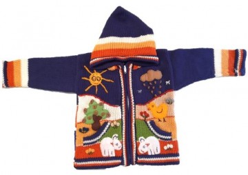 Marine blauw kinder jasje