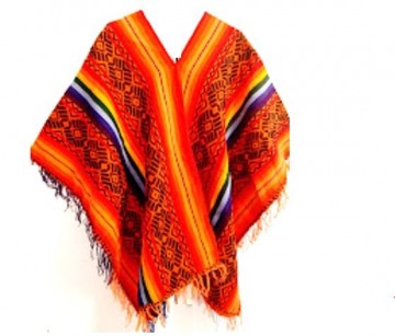 poncho alpaca peru