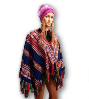 Peru poncho women