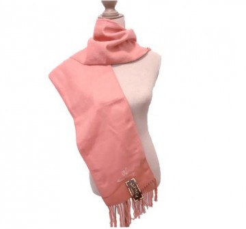Roze alpaca wool sjaal