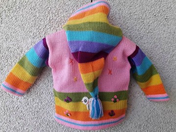 Roze meisjes vest maat 92