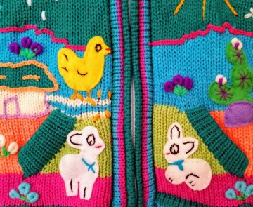 Zeegroen kindervest maat 98