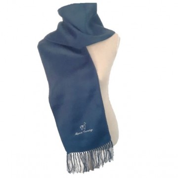 Zon blauw alpaca sjaal