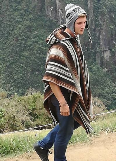 boho peruvian lama poncho