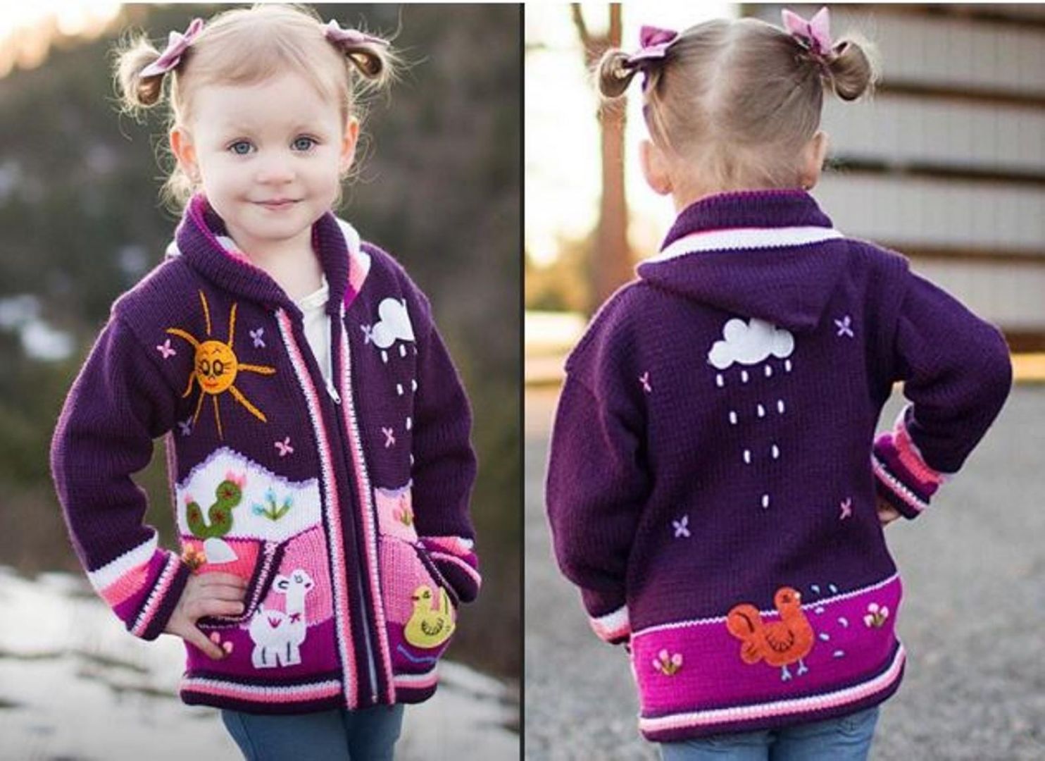 peruvian cardigan